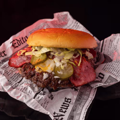 Beef Bacon BBQ Burger