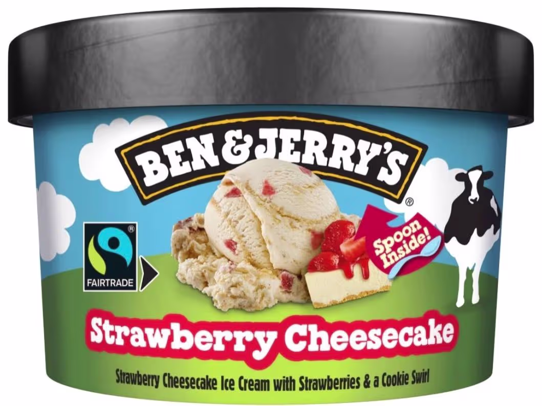 Ben & Jerry‘s Strawberry Cheesecake klein (100ml)