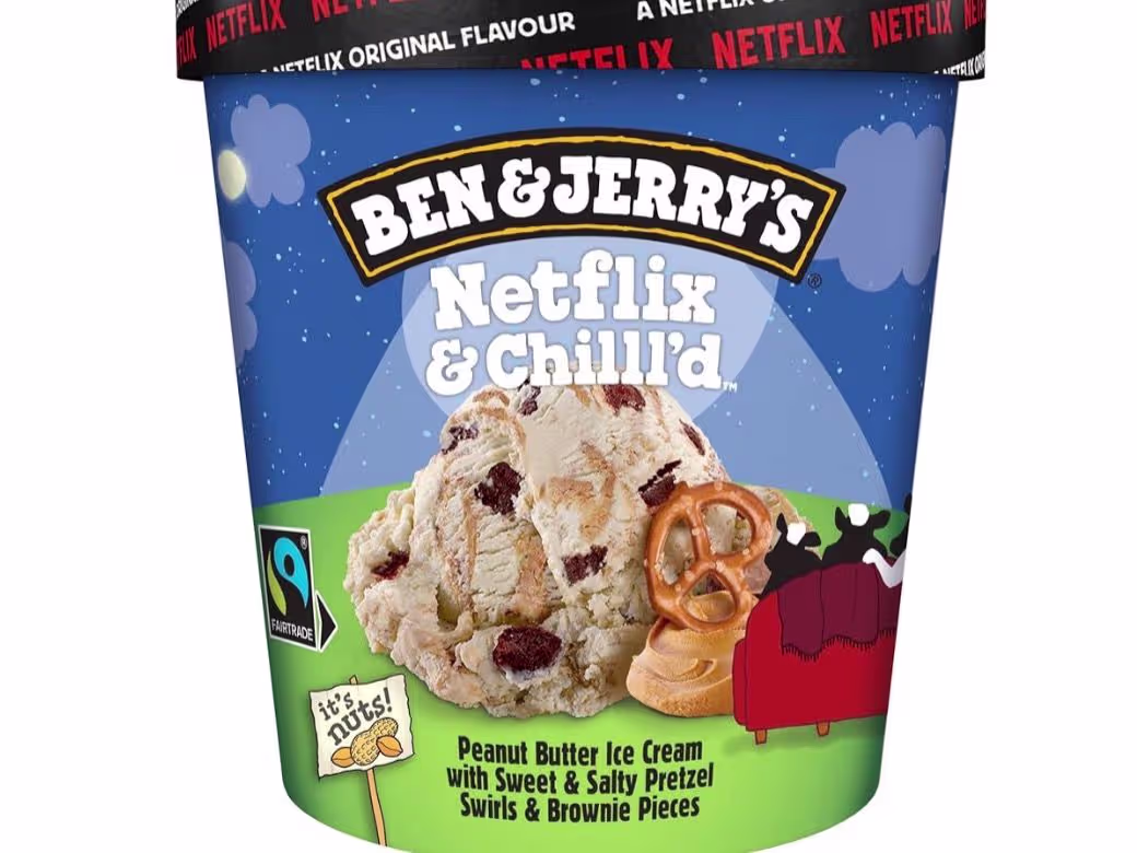 Ben & Jerry‘s Netflix & Chilll‘d groß (465ml)