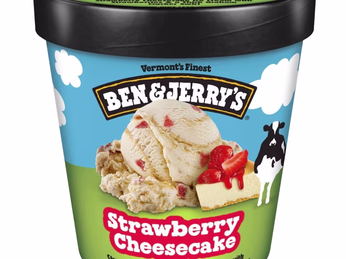 Ben & Jerry‘s Strawberry Cheesecake groß (465ml)